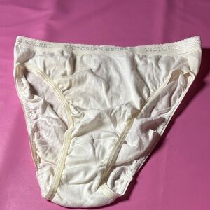 NWT Victoria's Secret Cream Panties